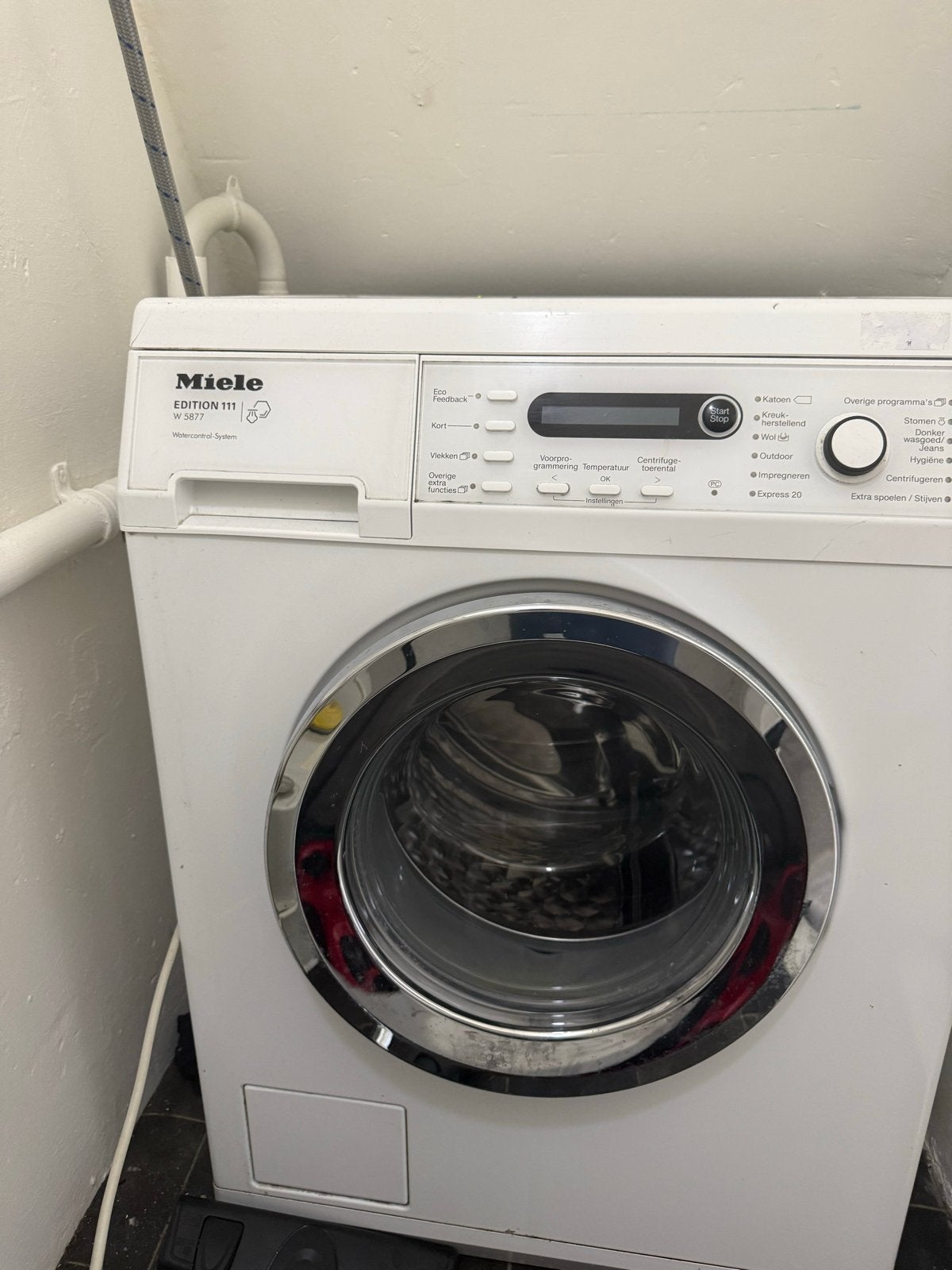Miele Wasmachine Edition 111 W 2877 - Zo goed als nieuw, Ophalen, Zo goed als nieuw, Voorlader, 85 tot 90 cm