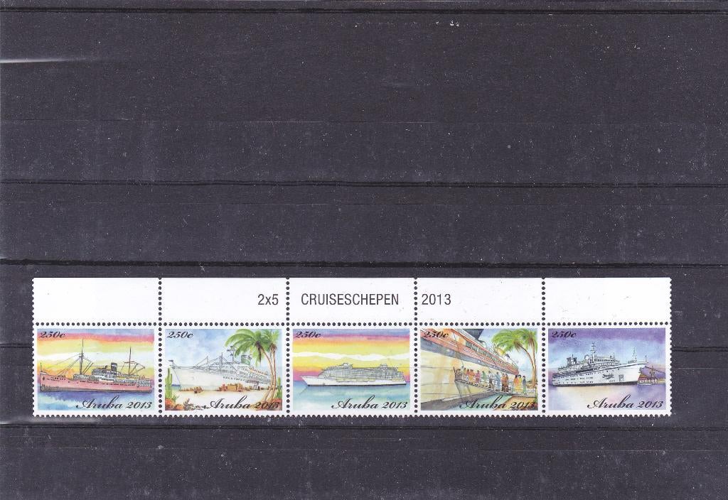 Aruba 680/84 Schepen 2013 (S1127), Verzenden, Postfris
