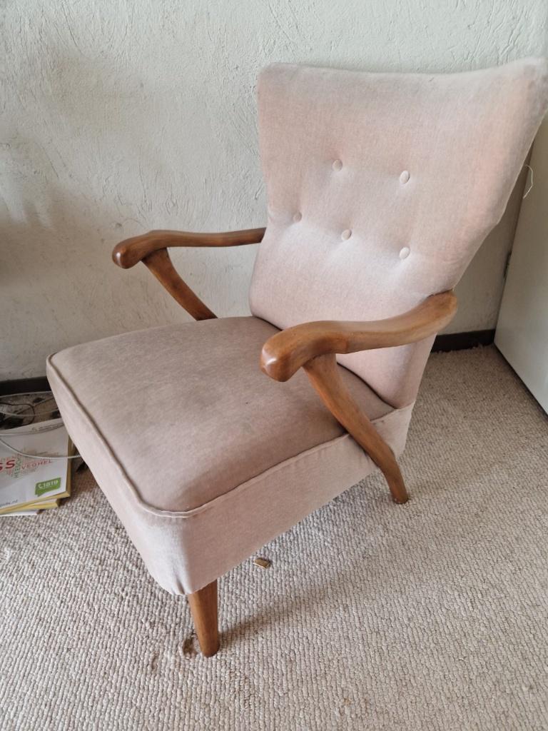 LOUNGE CHAIR by A.A patijn / zijlstra 1950s, Huis en Inrichting, Stoelen, Ophalen, Gebruikt, Eén