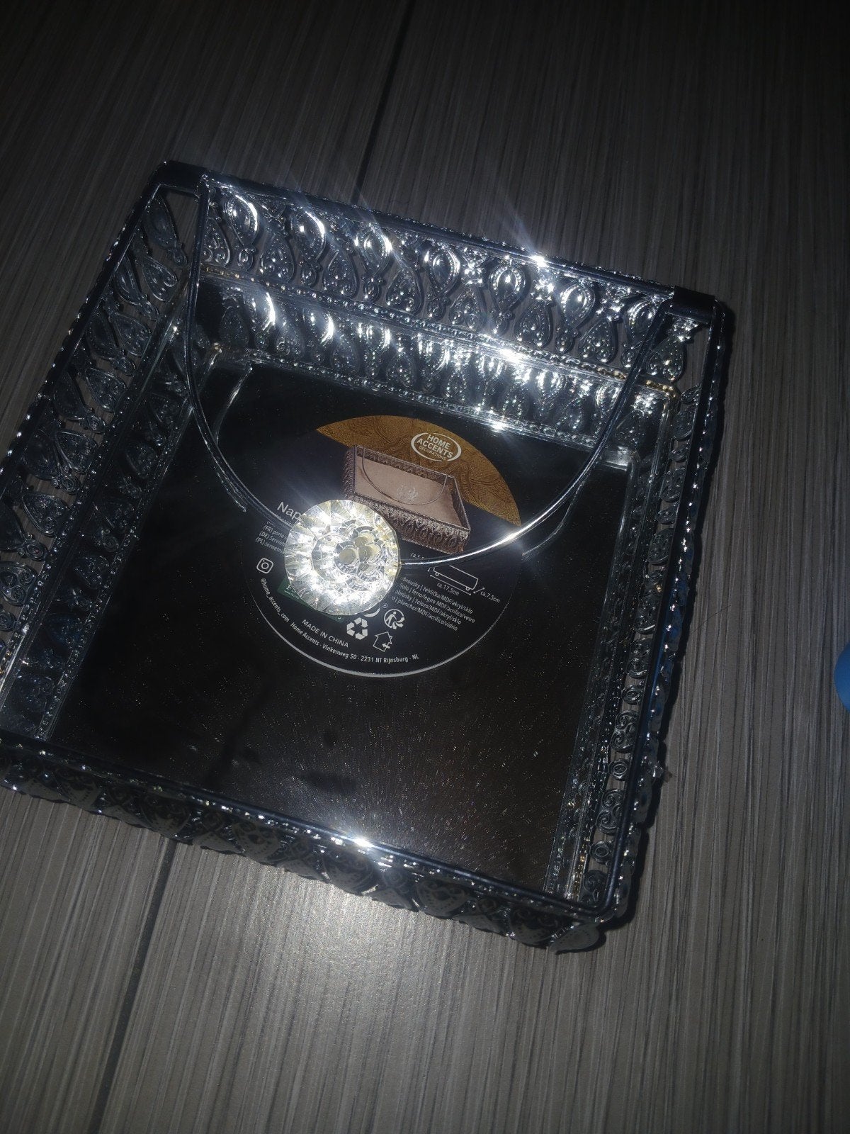 Nieuwe zilverkleurige servethouder, Ophalen, Nieuw, Zilver, Metaal