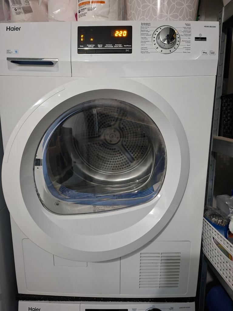Haier HD80-B636W condensdroger 8kg, Ophalen