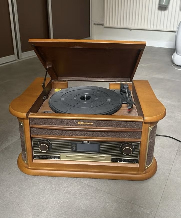 Roadstar retro platenspeler  LP/DAB+ / Bluetooth / CD, Overige merken, Ophalen of Verzenden, Zo goed als nieuw, Automatisch