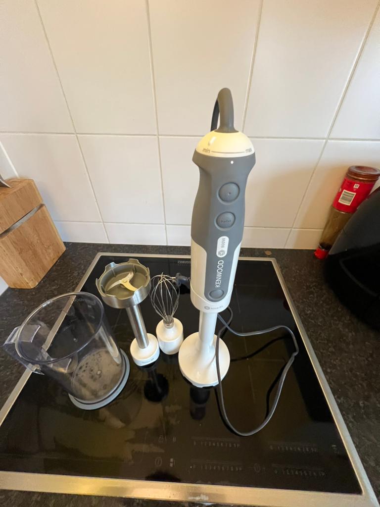 Kenwood Staafmixer met Garde en Maatbeker, Ophalen of Verzenden, Zo goed als nieuw, Blender