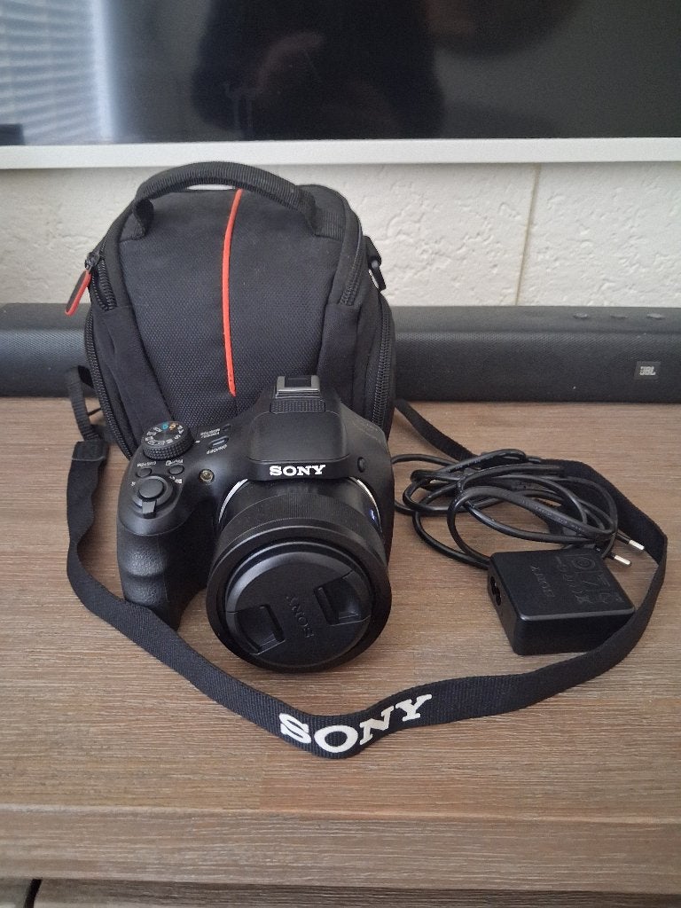 Sony DSC HX400V camera (schouderriem, statief en opbergtas), 20 Megapixel, Compact, Ophalen of Verzenden, Zo goed als nieuw