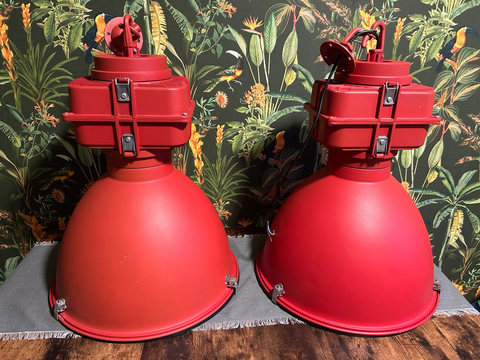 Industriële rode lamp VM-Design, Ophalen, Gebruikt, Metaal, E27 (groot)