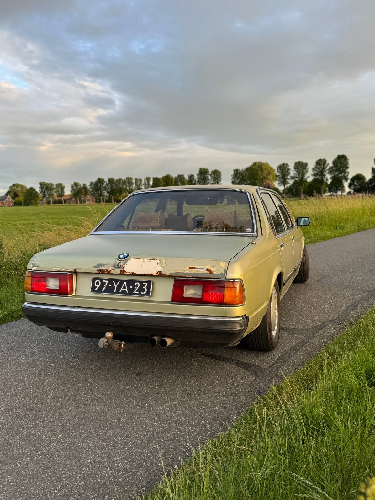 BMW E23 733i 1977 Groen. Oldtimer, LPG, APK en MRB vrij!, foto 7
