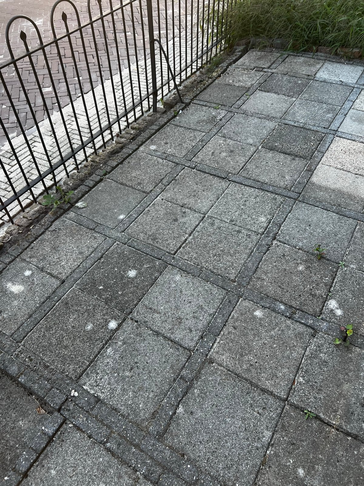 59 stoeptegels gratis af te halen, Tuin en Terras, Ophalen, Gebruikt, 5 tot 10 m², Beton