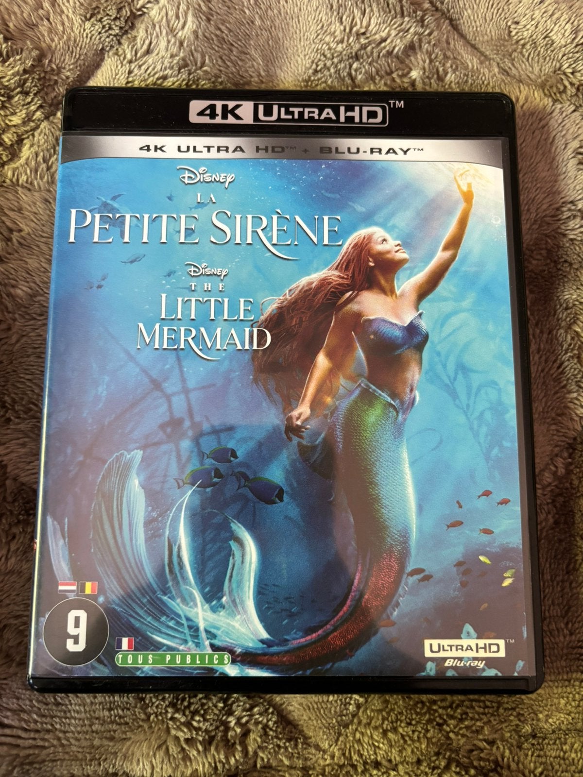 The Little Mermaid/De Kleine Zeemeermin 4K Ultra HD Blu-Ray, Ophalen of Verzenden, Zo goed als nieuw