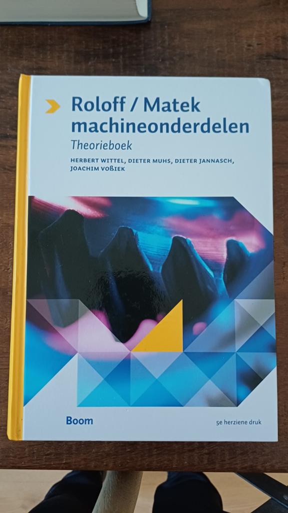 Roloff/Matek machineonderdelen - theorieboek, Boeken, Ophalen, Dieter Jannasch; Dieter Muhs; Herbert Wittel; Joachim Vossiek, Zo goed als nieuw