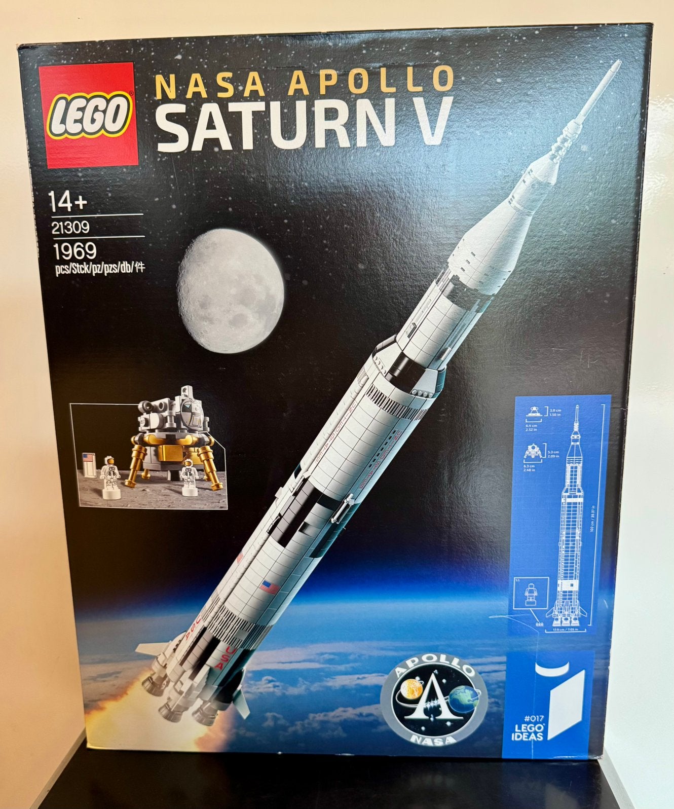 Nieuw LEGO NASA Apollo Saturn V set 21309, Lego, Nieuw, Ophalen of Verzenden, Ideas