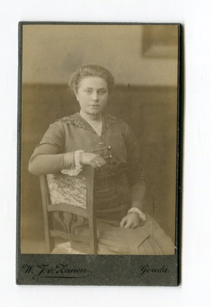 CDV. Carte de Visite. W.J. van Zanen. Gouda., Verzamelen, Foto's en Prenten, Foto, Ophalen of Verzenden, Zo goed als nieuw, Voor 1940