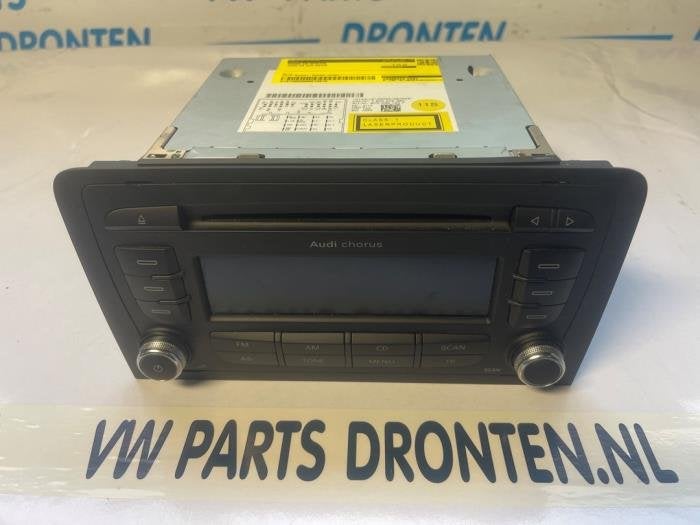 Radio CD Speler van een Audi A3, Gebruikt, -, Verzenden, -