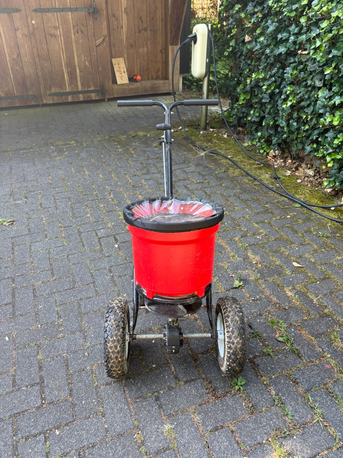 Gras zaai machine, Ophalen, Gebruikt
