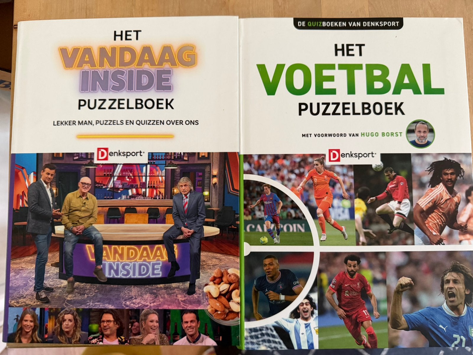 Voetbal en Voetbal Inside puzzelboeken Denksport samen 13€, Ophalen, Nieuw, Puzzelboek