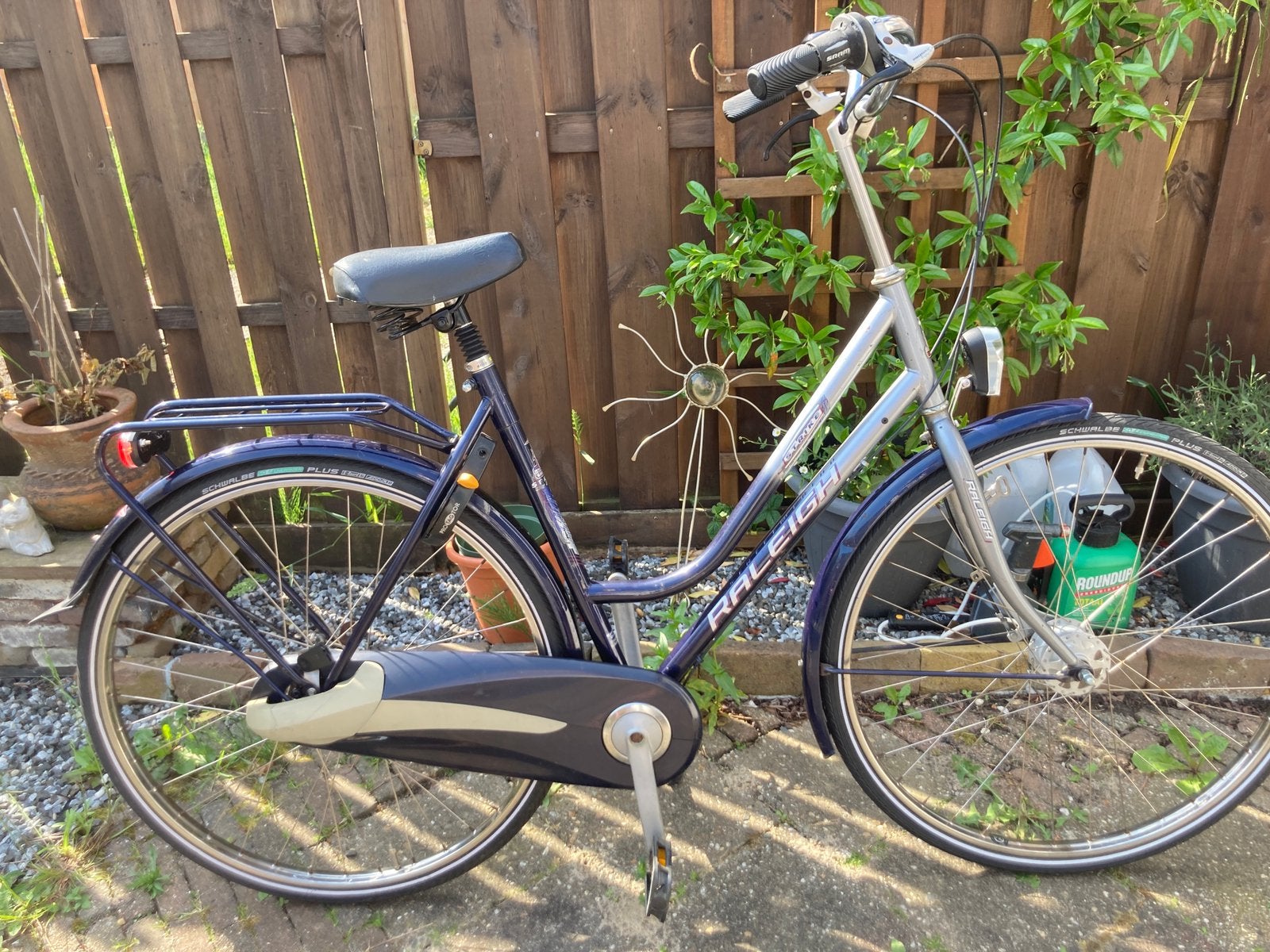 Raleigh damesfiets., Gebruikt, Versnellingen, 56 cm of meer, Trommelrem
