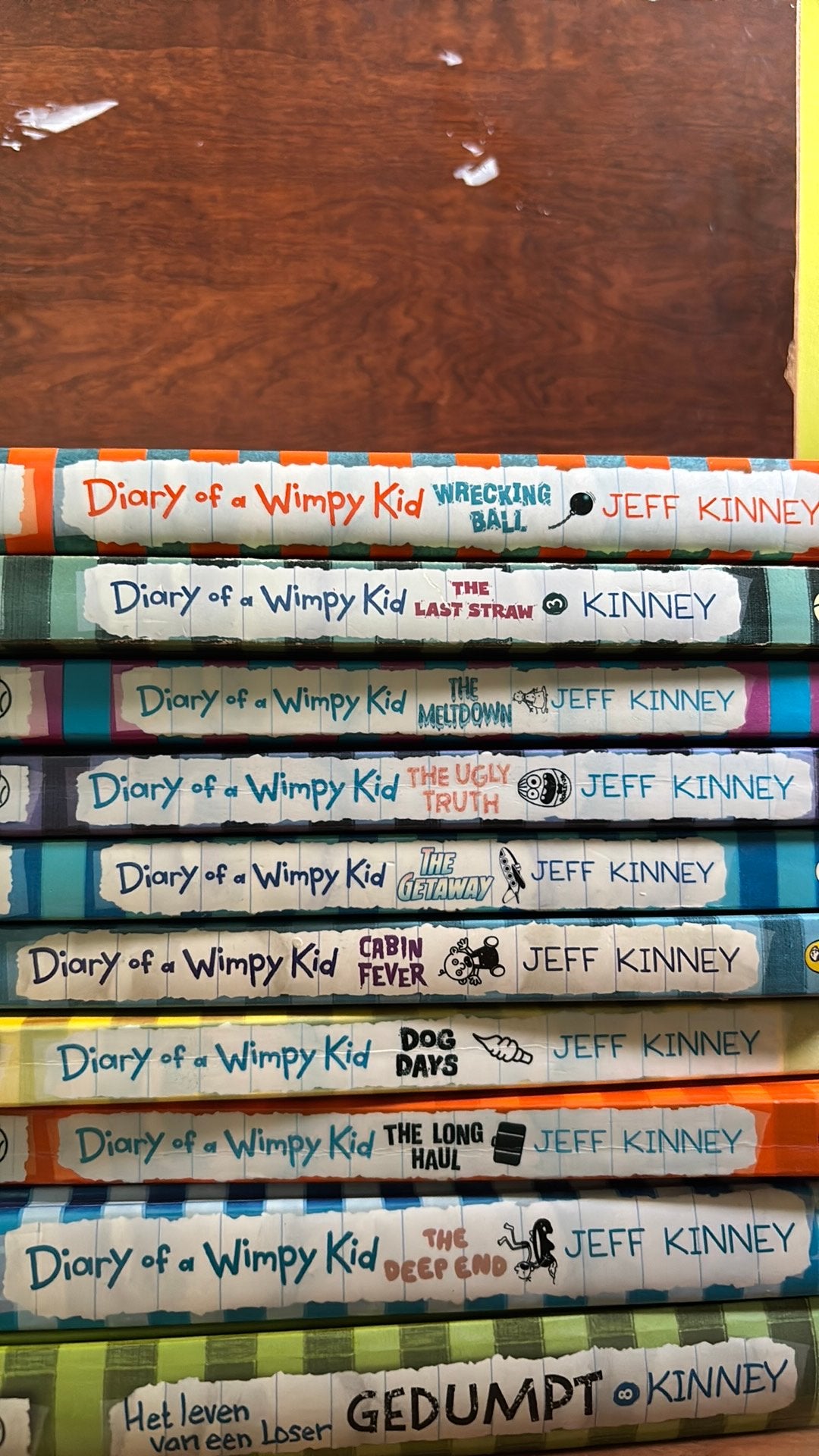 Diary Of A Wimpy Kid - Bundle of 9 Books, Boeken, Kinderboeken | Jeugd | 10 tot 12 jaar, Zo goed als nieuw, Non-fictie, Ophalen