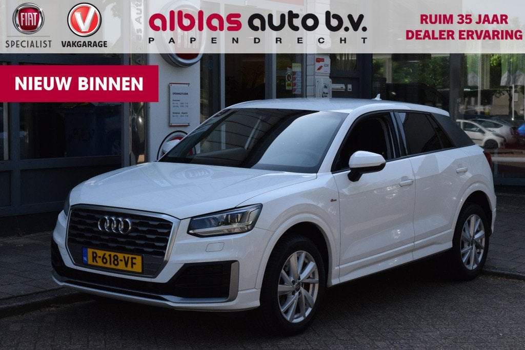 Audi Q2 1.4 TFSI CoD Design Pro Line Plus|S-Line, Auto's, Audi, Gebruikt, 4 cilinders, 150 pk, Wit