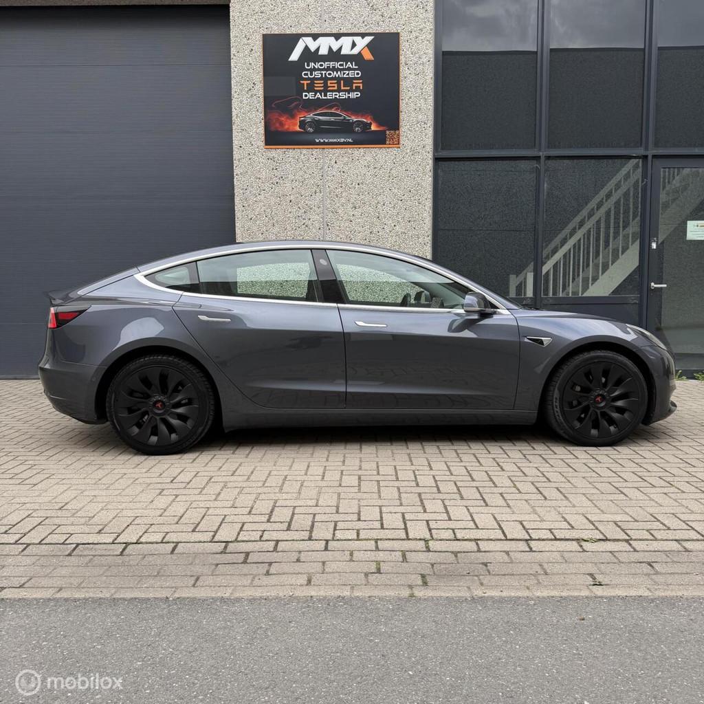 Tesla Model 3 Long Range AWD + MMX PACK + IAP, Auto's, Tesla, Automaat, Gebruikt, Zwart, Overige carrosserieën