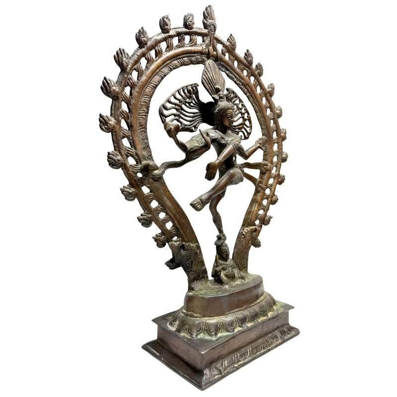 Bronzen beeld van Shiva als Nataraja - LOT 477, Ophalen of Verzenden, Gebruikt