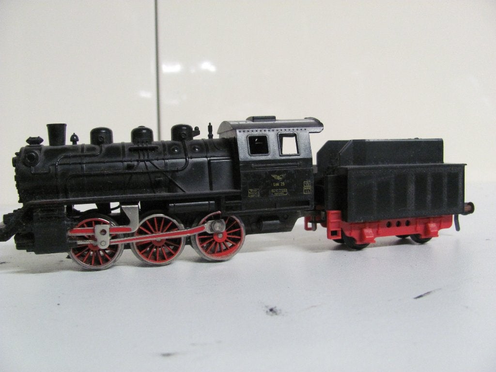 FLEISCHMANN locomotif type 25 met kolenwagon totaal 18cm, Hobby en Vrije tijd, Modeltreinen | H0, Gebruikt, Locomotief, Ophalen of Verzenden