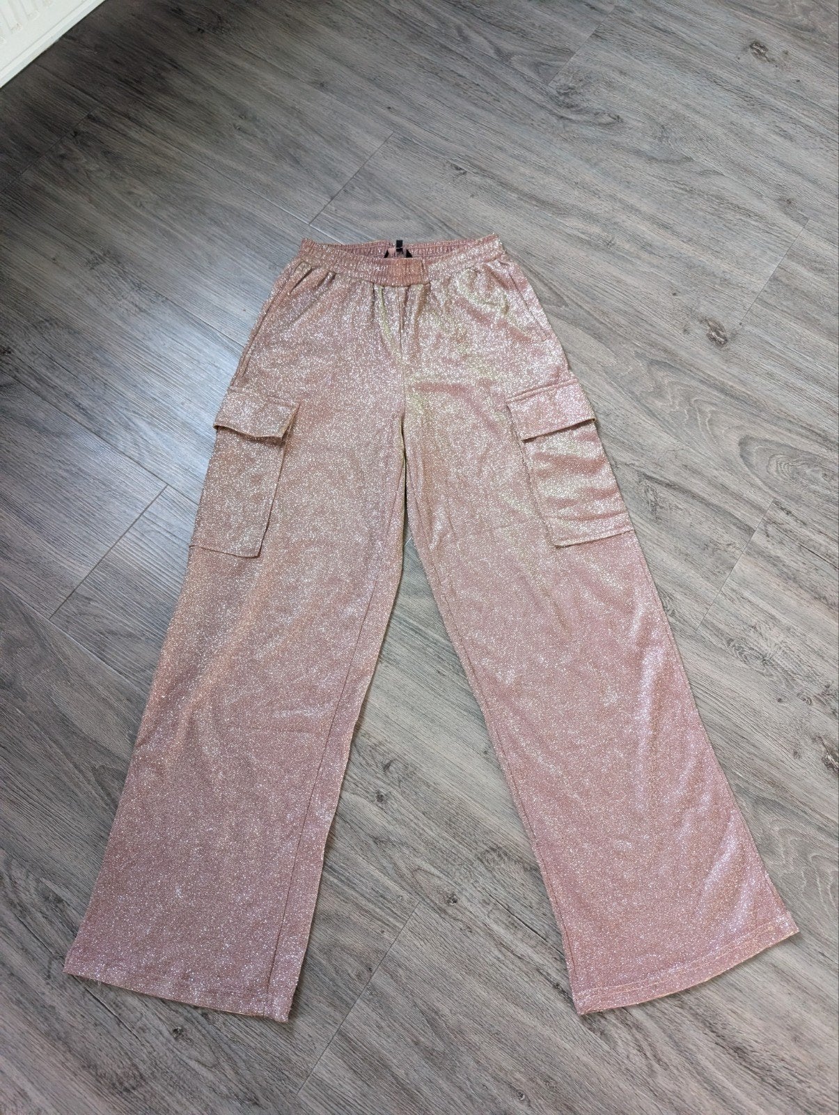 Refined Department Yuma glitter broek maat XS, Ophalen of Verzenden, Zo goed als nieuw, Roze, Maat 34 (XS) of kleiner