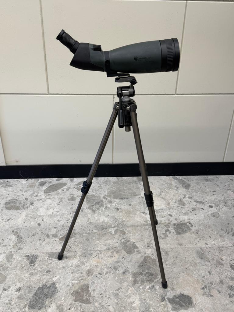 Spotting scope met statief - Ideaal voor natuurobservatie, Ophalen, Lenzentelescoop (refractor), Met statief, Zo goed als nieuw