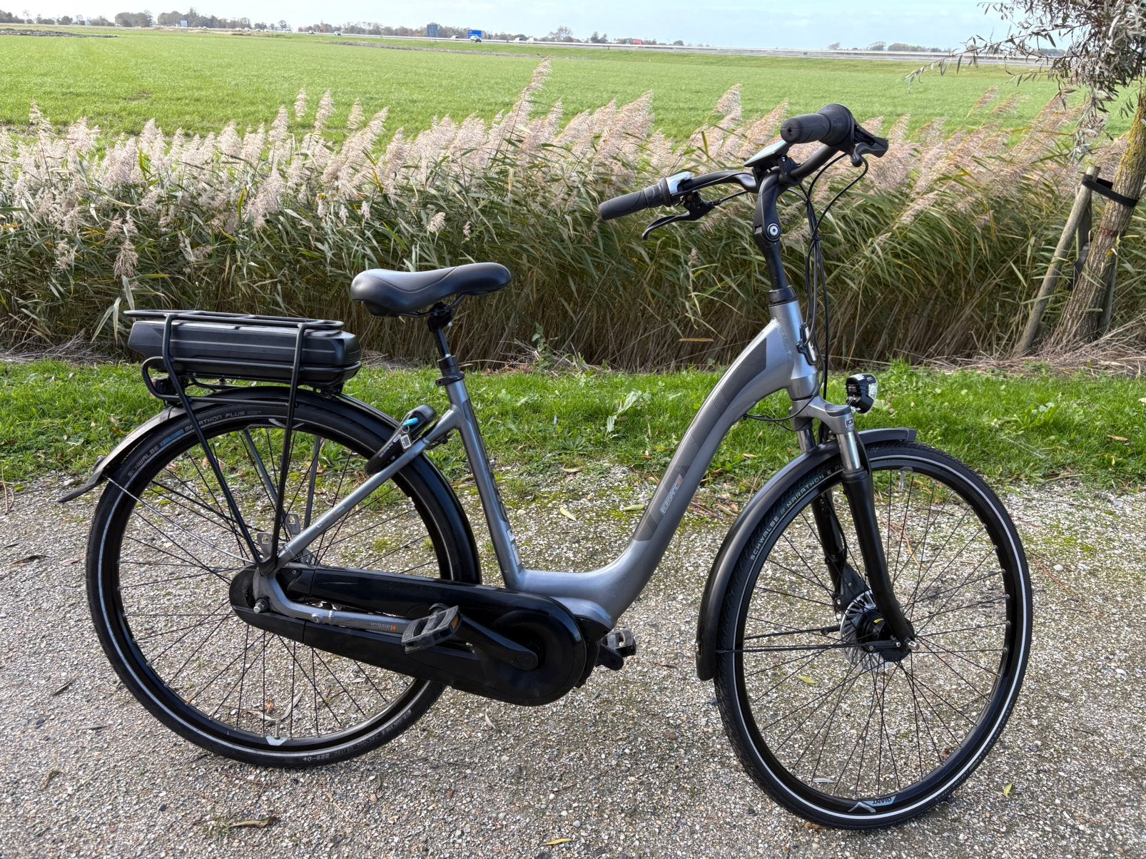 Giant elektrische fiets met Yamaha middenmotor 500wh, Ophalen, Minder dan 10 versnellingen, Giant, Zo goed als nieuw