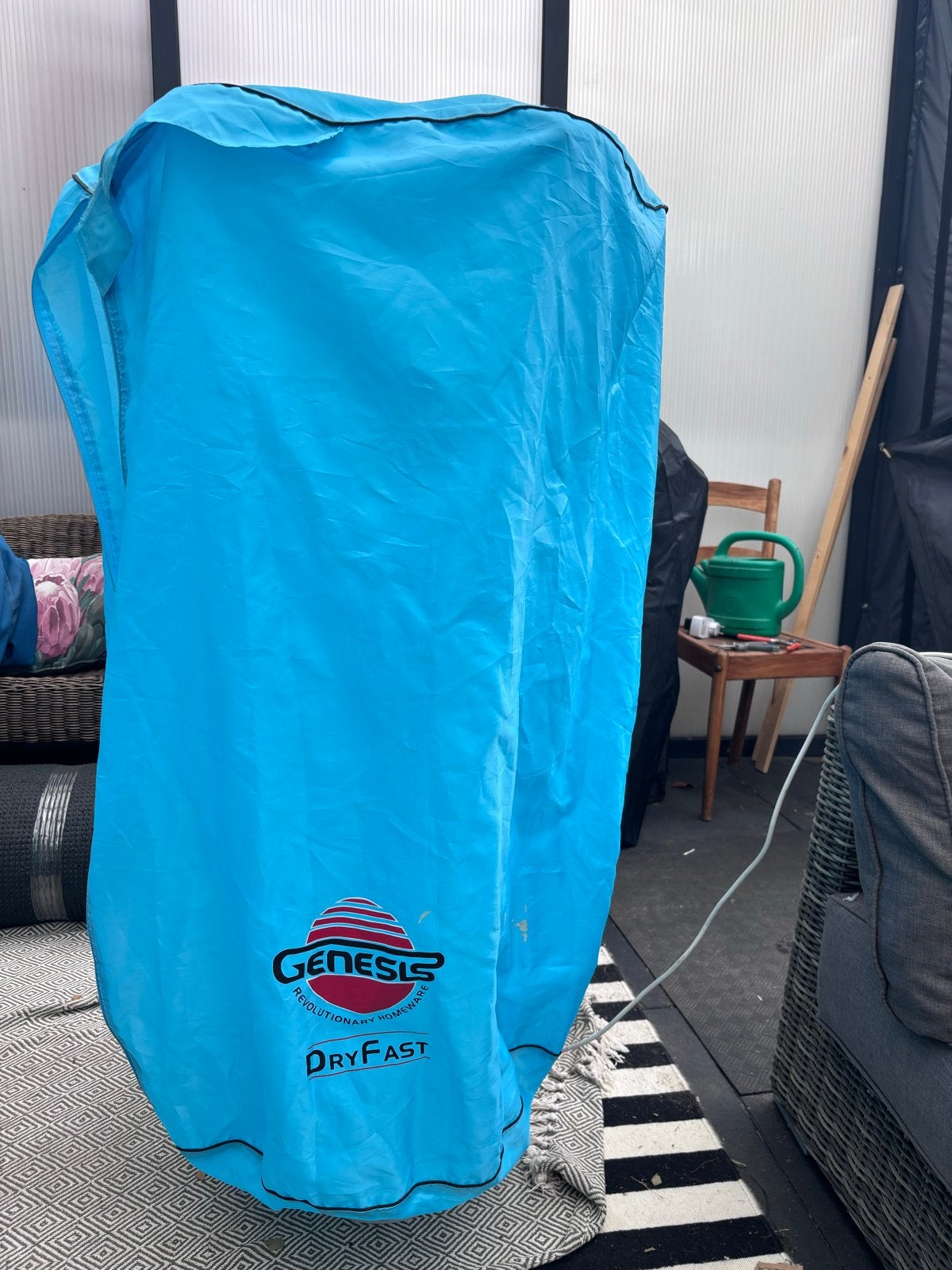 Genesis Dryfast Elektrische Droogmolen voor Binnenshuis, Witgoed en Apparatuur, Wasdrogers, Ophalen, Gebruikt, Overige typen