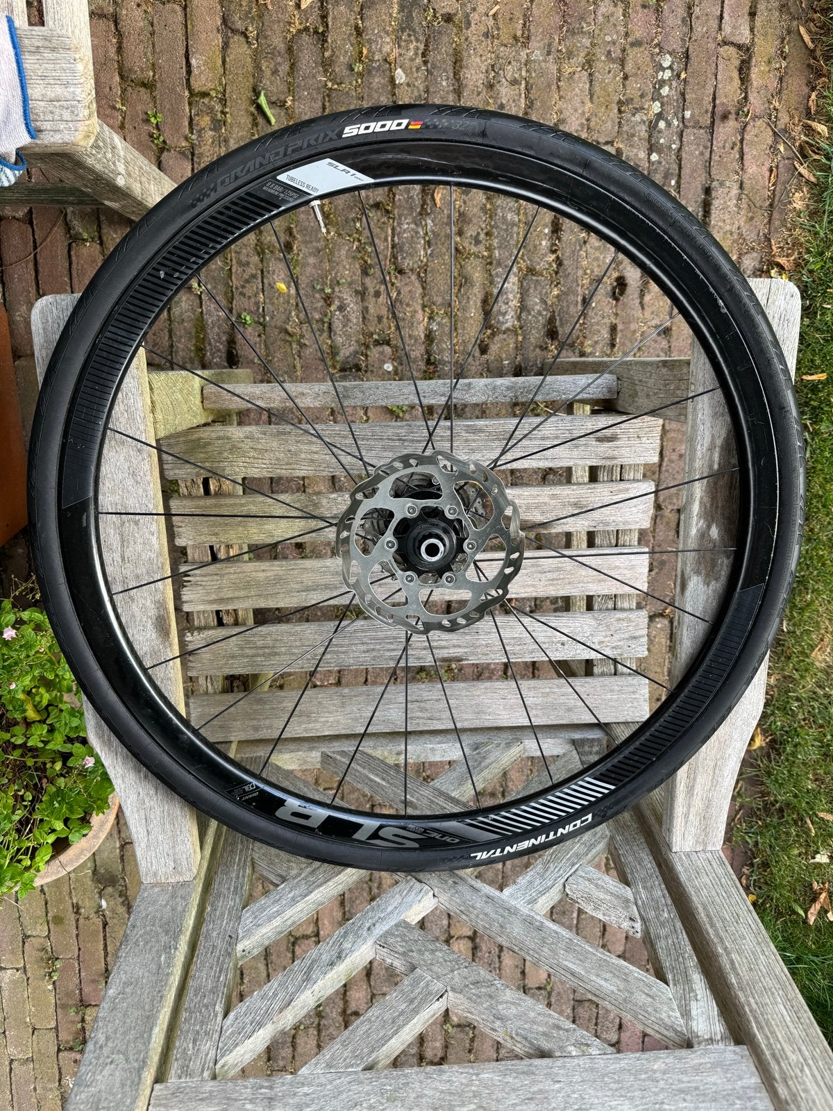 Giant SLR1 Carbon Wielset - 35mm velgdiepte, schijfremmen, Gebruikt, Racefiets, Carbon, Ophalen