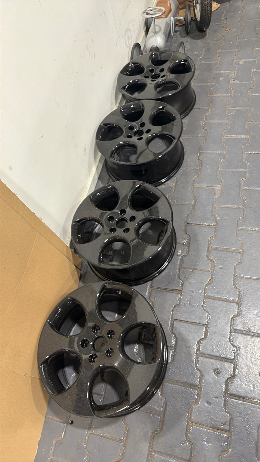 Originele DETROIT GOLF6 18inch wieldoppen. Hoogglans., Ophalen of Verzenden