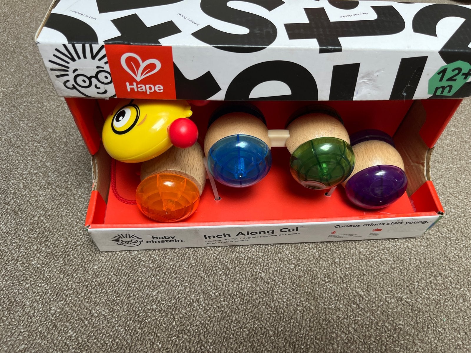 Baby Einstein Hape Inch Along Cal Rups in verpakking, Ophalen, Nieuw, Overige typen, Met geluid