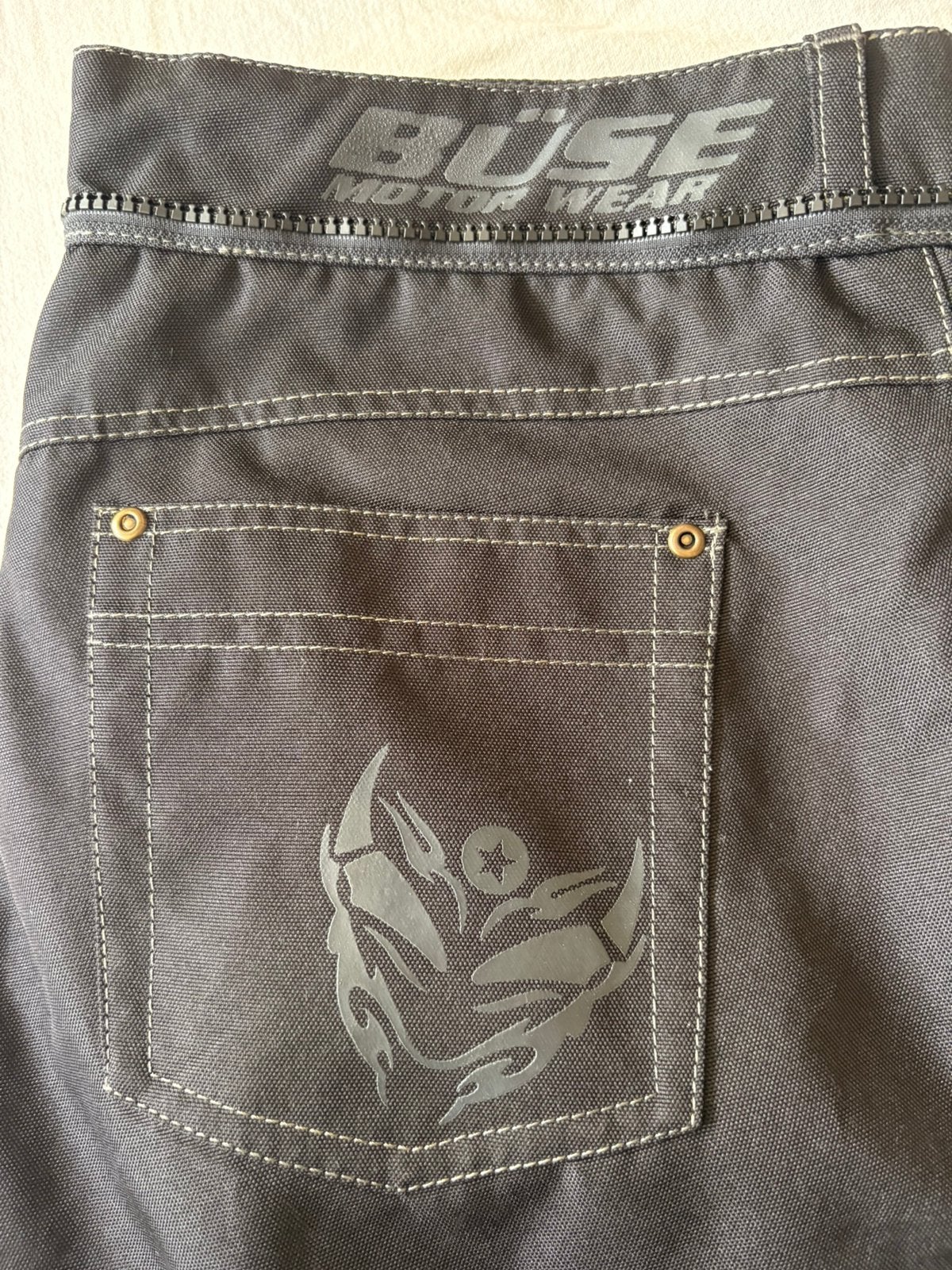 Büse motorbroek, Ophalen, Gedragen, Overige maten, Zwart