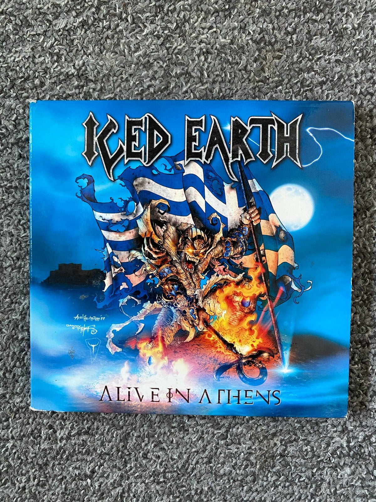 Iced Earth - Alive in Athens (3 CD Boxset), Cd's en Dvd's, Cd's | Hardrock en Metal, Ophalen, Heavy metal, Gebruikt, Boxset