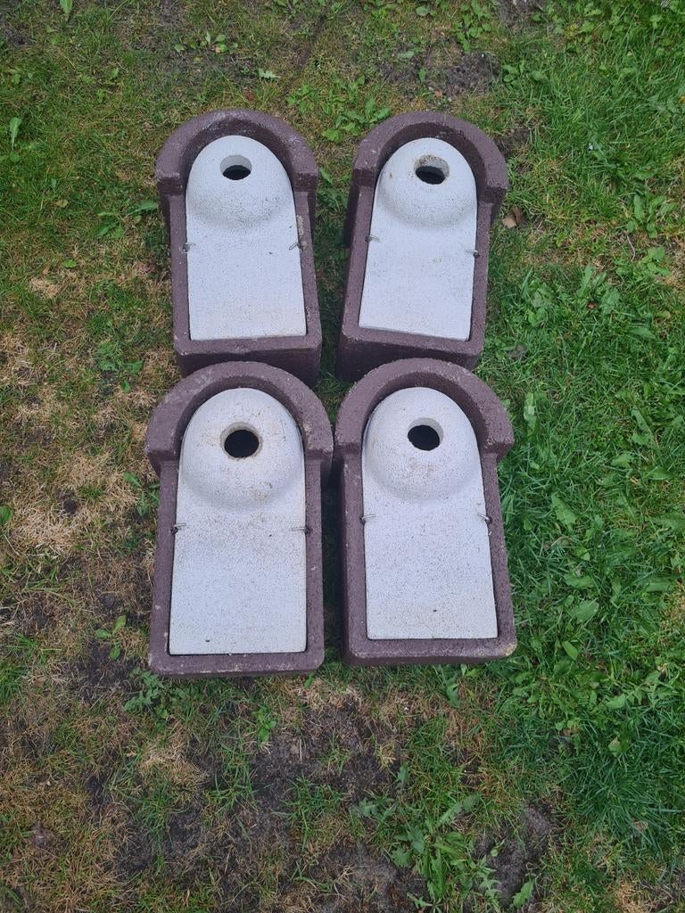 4 spreeuwen broedkasten, Ophalen of Verzenden, Hout, Vogelkooi