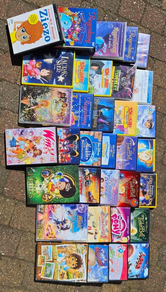 collectie kinderfilms en series op DVD, Gebruikt, Alle leeftijden, Ophalen of Verzenden, Film