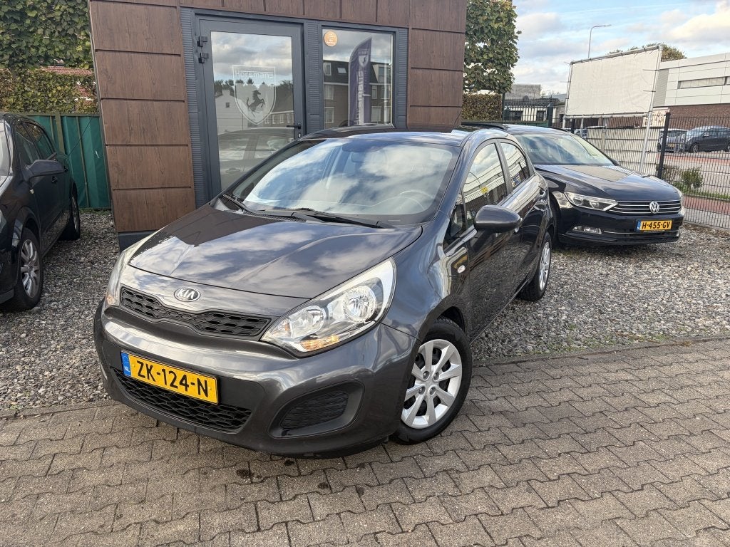 Kia Rio 1.2 CVVT ComfortL., Auto's, Verwarmde buitenspiegels, 4 cilinders, Bedrijf, Handgeschakeld