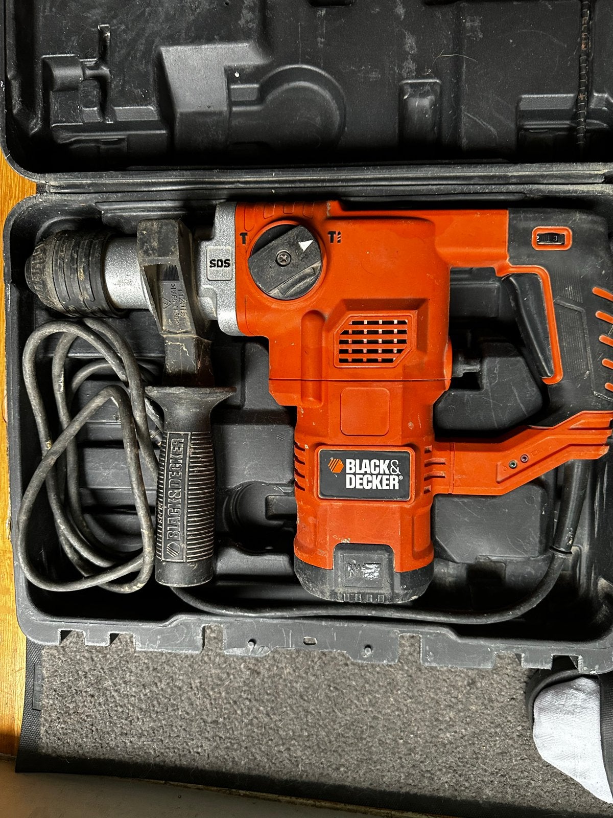 Black & Decker SDS Boorhamer - Krachtig en Betrouwbaar, Boor- en/of Breekhamer, Ophalen of Verzenden, Klopboormechanisme, Gebruikt