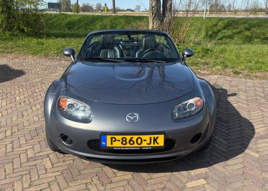 Mazda MX-5 NC 1.8i 2006 Galaxy Grey, Achterwielaandrijving, Zwart, 4 cilinders, Cabriolet