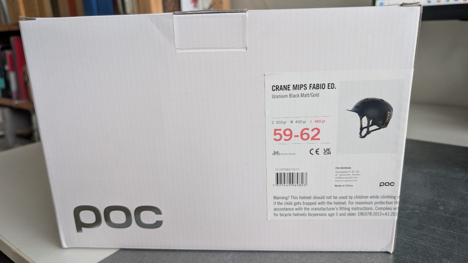 POC crane MIPS Fabio Winner edition Maat L (59-62), Ophalen of Verzenden, Zo goed als nieuw, L, Heer of Dame