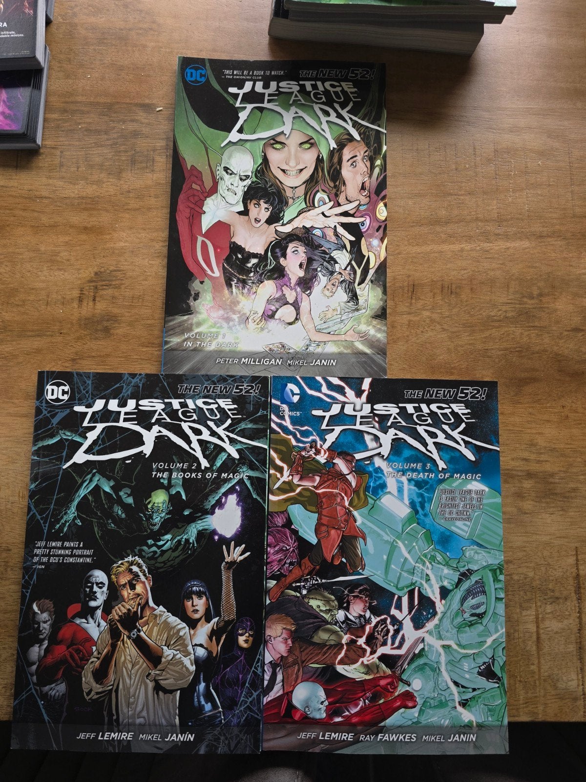 Justice League Dark: The New 52! Vol. 1, 2 & 3 TPB, Boeken, Meerdere stripboeken, Ophalen of Verzenden, Zo goed als nieuw