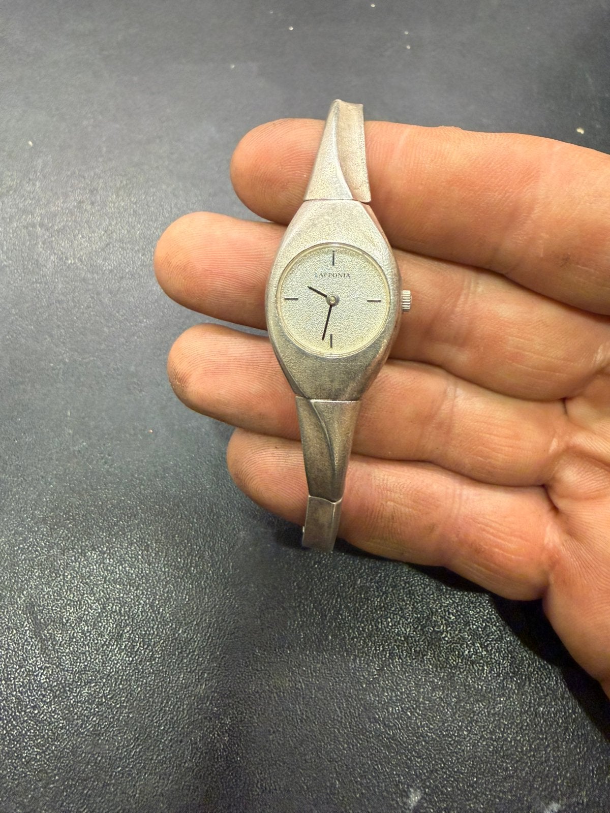 Zilveren horloge lapponia, Ophalen of Verzenden