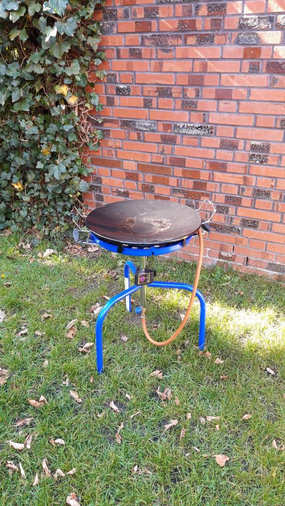 Schotelbraai skottelbraai 50cm, Ophalen of Verzenden, Zo goed als nieuw