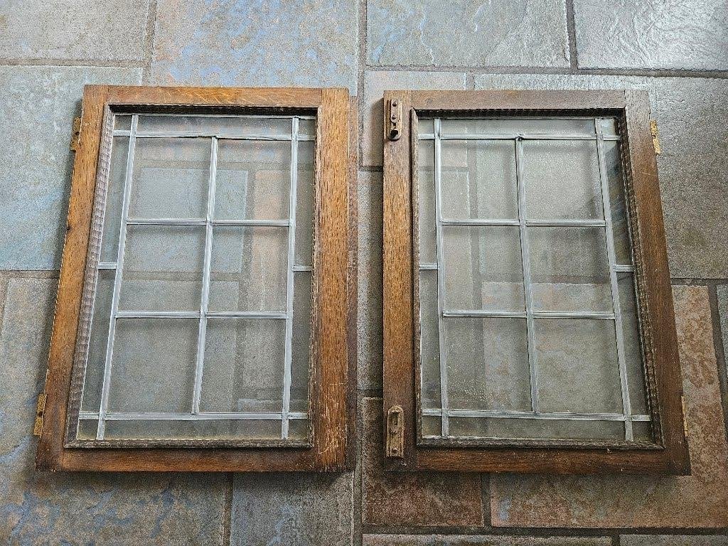 Antieke glas en lood deurtjes, Antiek en Kunst, Ophalen