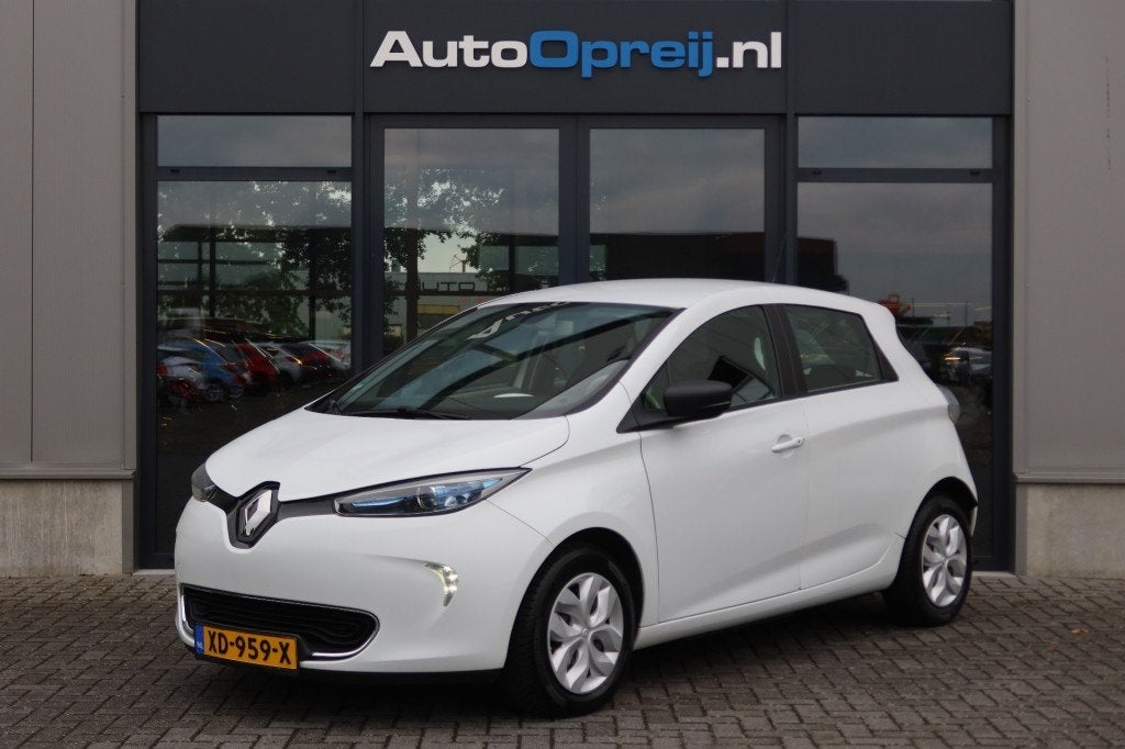 Renault ZOE  R90 Life 41kWh NAVI, Camera, PDC, Cruise, Koop, Auto's, Gebruikt, 135 min, Wit, Origineel Nederlands