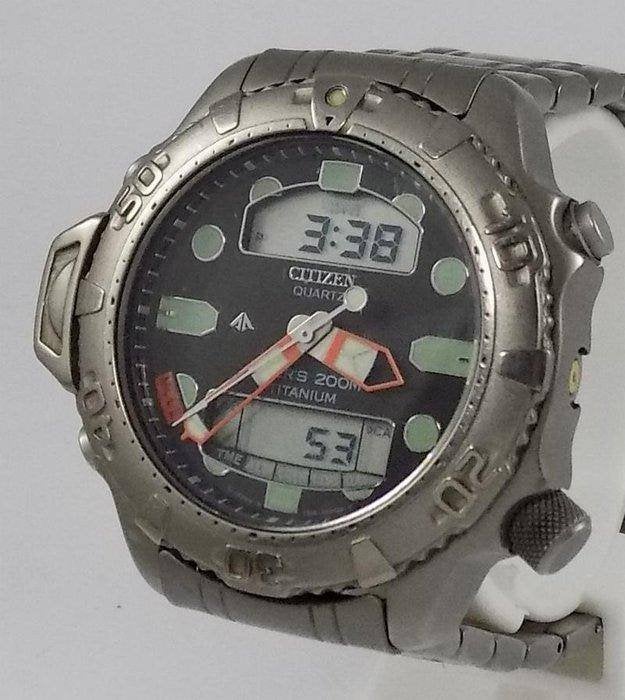 Duikhorloge, Citizen Promaster Aqualand Titanium C500, Overige materialen, Gebruikt, Overige materialen, Ophalen of Verzenden
