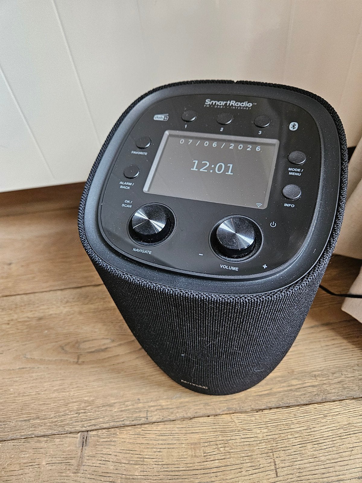Kenwood DAB Smart Radio met Woofer en Afstandsbediening, Ophalen, Zo goed als nieuw, Radio