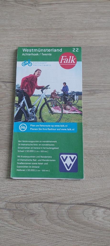 Falk fietskaart Westmünsterland Achterhoek Twente, Ophalen of Verzenden