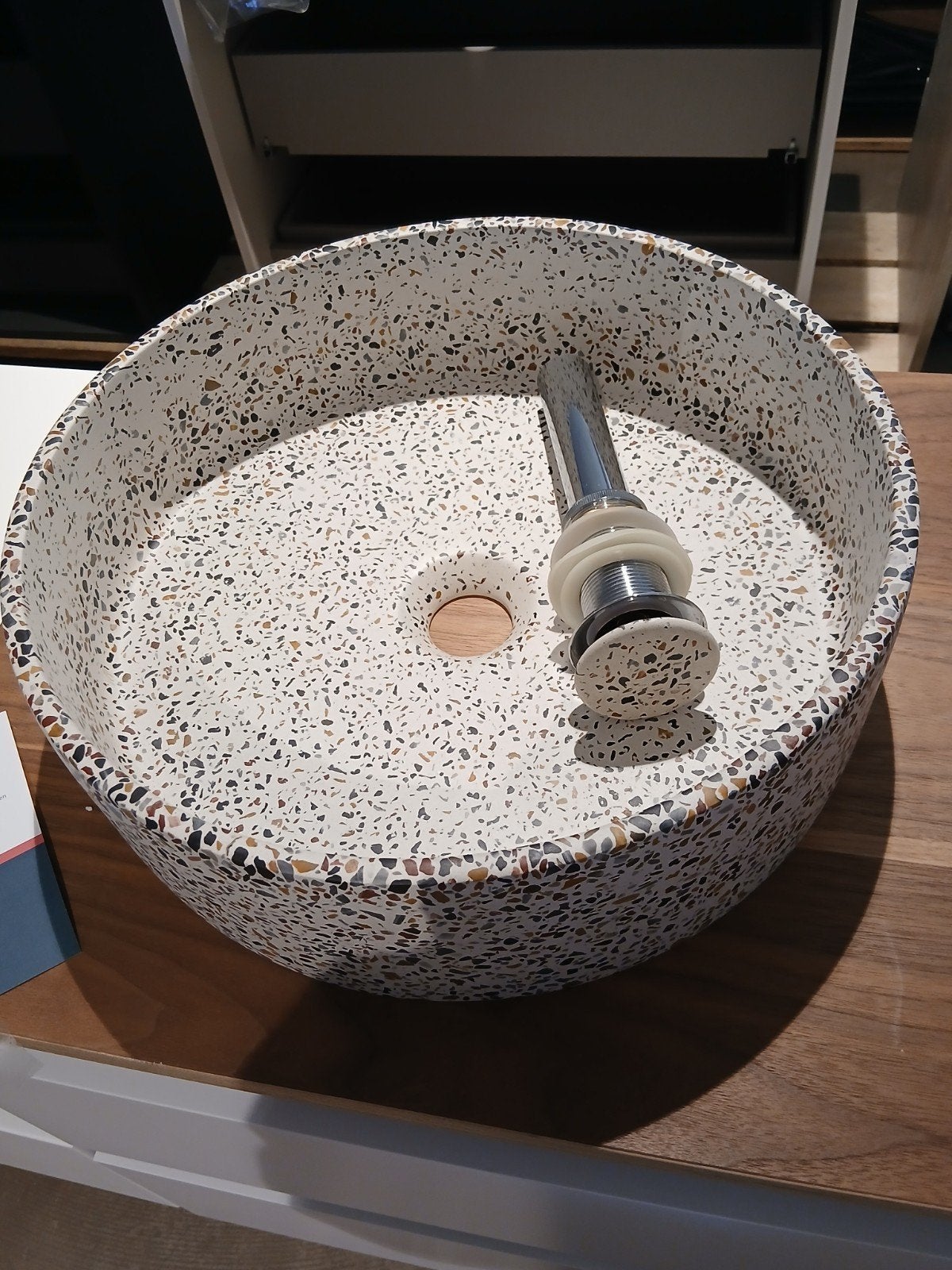 Ideavit waskom 39x12CM Terrazzo (43557), Ophalen