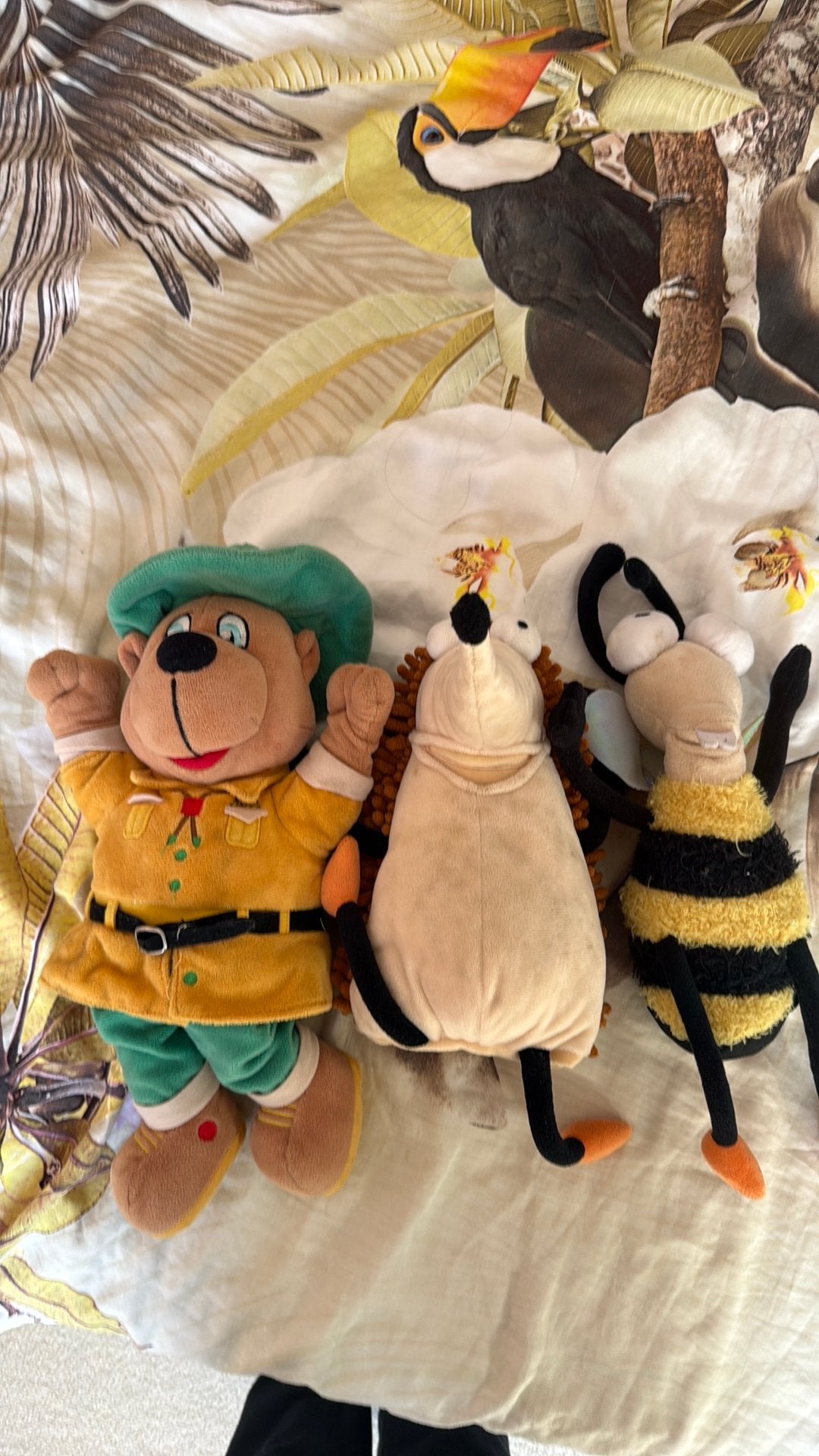 Bollo knuffels / handpoppen, Gebruikt, Wit, Overige typen, Ophalen of Verzenden