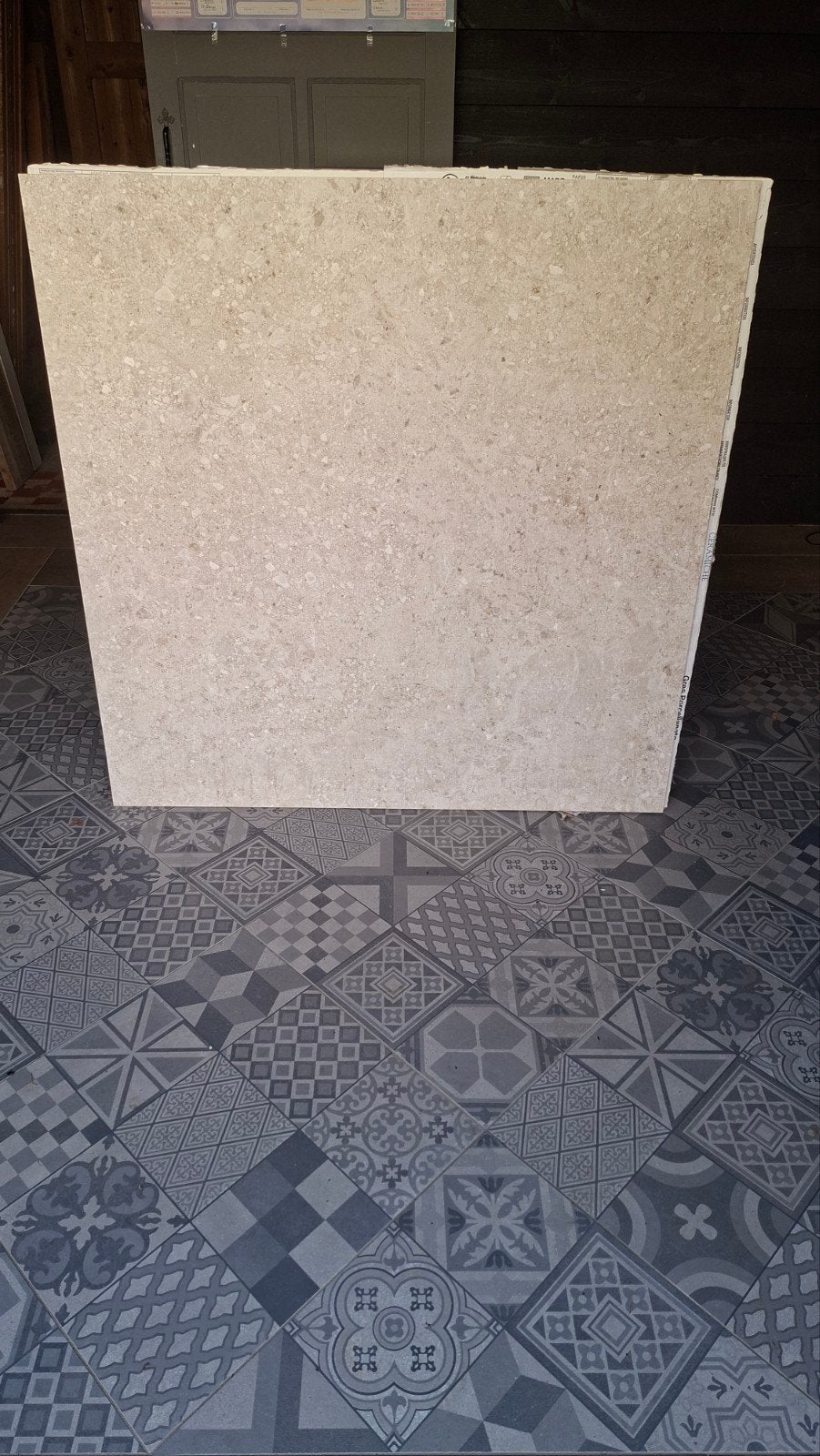Terrazzo Sand Look vloertegels 120x120  5,5m², Doe-het-zelf en Verbouw, Tegels, Ophalen, 60 cm of meer, Nieuw, 5 tot 10 m²